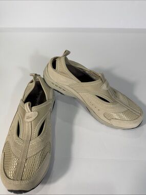 Easy Spirit Neutral Beige Slip-On Sneakers